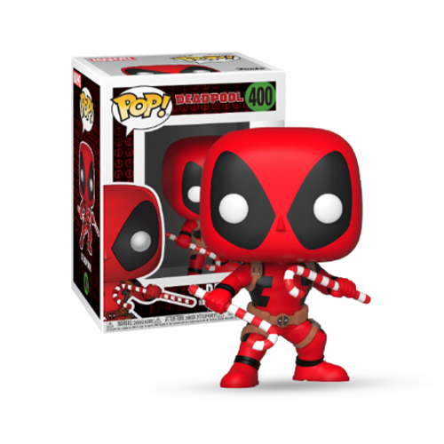 POP Marvel: Holiday - Deadpool w/ Candy Canes
