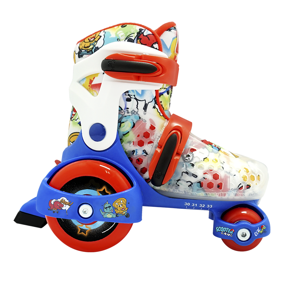PATINS ROLLER JR DINOSSAURO