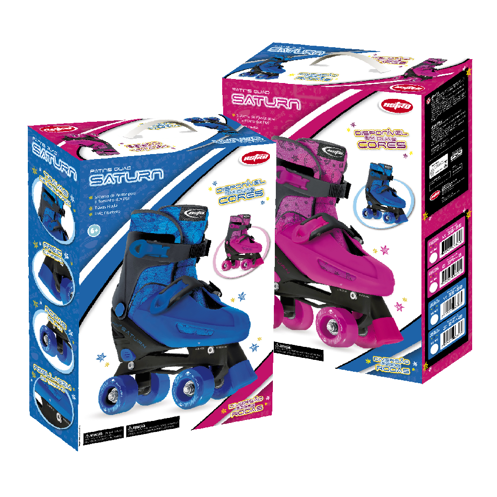 PATINS QUAD SATURN AZUL - M 35-38